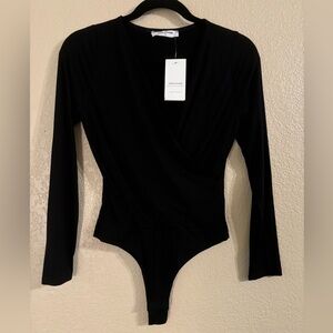 Long-sleeve petite bodysuit